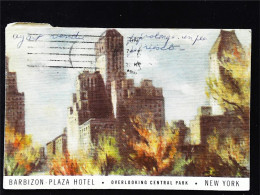 ►  BARBIZON PLAZA HOTEL   Vintage Card 1960s   - NEW YORK CITY - Churches