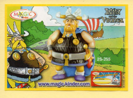 Kinder : BPZ N° 2S-255 : Série Astérix And The Vikings - Instrucciones