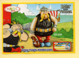 Kinder : BPZ N° 2S-259 : Série Astérix And The Vikings - Instructions