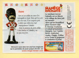 Kinder : BPZ N° S - 301 : Sam / Série Le Manège Enchanté - Istruzioni