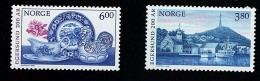 1998 Egersund Michel NO 1278 - 1279 Stamp Number NO 1194 - 1195 Yvert Et Tellier NO 1235 - 1236 Xx MNH - Neufs