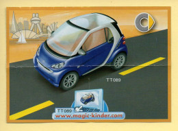 Kinder : BPZ N° TT089 : Série Voitures / Smart / Fortwo (bleue) - Handleidingen