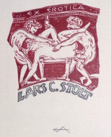 EX LIBRIS ERICH AULITZKY Per LARS C STOLT EX EROTICA L27bis-F02 EXLIBRIS Opus 199 - Exlibris