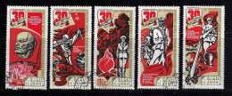 RUSSIA  1975 SCOTT #4315,4316,4318-4320 USED - Oblitérés