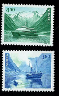 1998 Norden Michel NO 1280 - 1281 Stamp Number NO 1189 - 1190 Yvert Et Tellier NO 1237 - 1238 Xx MNH - Ungebraucht