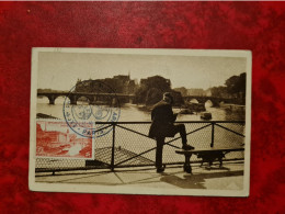 Carte 1951 MAXI  PARIS EXPO PHILATELIQUE MAIRIE DU 9° - Non Classés