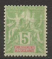 OCEANIE  N° 14 NEUF** LUXE SANS CHARNIERE  / Hingeless / MNH - Unused Stamps