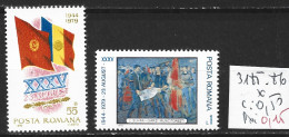 ROUMANIE 3185-86 * Côte 0.50 € - Unused Stamps