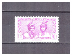 MARTINIQUE      N °  179 A  .  70    C   VARIETE CHIFFRES  ROSE     OBLITERE    .  SUPERBE  . - Usados