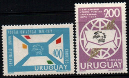 1974 Uruguay Letters And UPU Emblem  #892 - 893 ** MNH - Uruguay