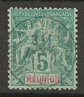 REUNION N° 35 CACHET POINTE DES GALETS / Used - Gebraucht