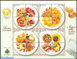 San Marino 2003 Gastronomy 16v M/s, Mint NH, Health - Food & Drink - Nuevos