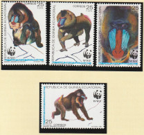 Equatoriaal Guinea 1991, Postfris MNH, WWF, Mandrill - Guinée Equatoriale