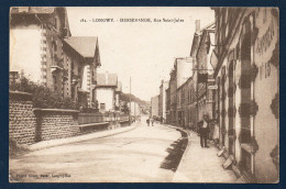 54. Environs De Longwy. Herserange. Rue Saint-Jules. Coiffeur, Passants. - Longwy