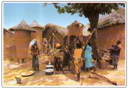 Côte D'Ivoire : Pileuses Sénoufo Du Village De Néofoin - Côte-d'Ivoire