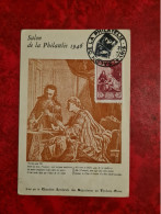 Carte 1946 PARIS SALON DE LA PHILATELIE - Ohne Zuordnung