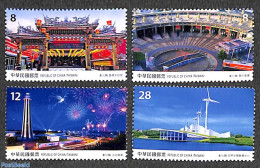 Taiwan 2022 Changhua County 4v, Mint NH, Transport - Various - Railways - Lighthouses & Safety At Sea - Mills (Wind & .. - Trenes