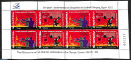 Albania 2022 Olympic Games M/s, Mint NH, Sport - Olympic Games - Shooting Sports - Weightlifting - Shooting (Weapons)