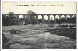 86  L'isle Jourdain - La Vienne En Crue Vue En Aval Du Viaduc - L'Isle Jourdain