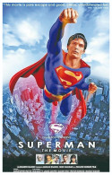 Affiche Du Film - Superman - POSTCARD RP (101) - Size: 15x10 Cm. Aprox. - Affiches Sur Carte