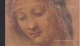 GREAT BRITAIN, PRESTIGE BOOKLET, 2018, DY 28, Leonardo Da Vinci - Libretti