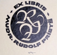 EX LIBRIS ERICH AULITZKY Per MUDR. RUDOLF PRIBYS L27bis-F02 EXLIBRIS Opus - Ex-libris