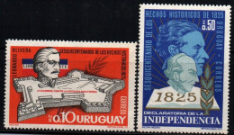 1975 Uruguay Santa Teresa Fort , Declaration Of Independence  #913 - 914 ** MNH - Uruguay