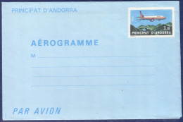 Aérogramme Andorre 3,70 "Airbus A310" - Neuf - Entiers Postaux & Prêts-à-poster
