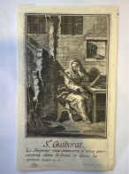 Kopergravure Graveur Harrewijn Sainte Guiborat Martyr Benedictine Nun Switzerland Wiborada Of St Gall - Collections