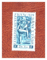 INDE     N °  247 .  2 Fa   2  Ca  BLEU      OBLITERE    .  SUPERBE  . - Used Stamps