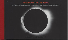 GREAT BRITAIN, PRESTIGE BOOKLET, 2020, DY 32, Visions Of The Universe - Booklets