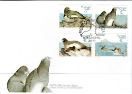 FDC,  MADEIRA,  Seals    /  Lettre De Première Jour, MADÈRE, Phoques  1993 - Other & Unclassified