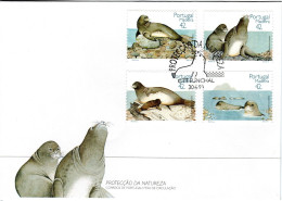 FDC,  MADEIRA,  Seals    /  Lettre De Première Jour, MADÈRE, Phoques  1993 - Sonstige & Ohne Zuordnung