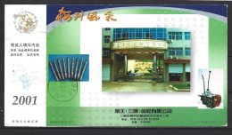 CHINE. Carte Postale Pré-timbrée De 2001 Ayant Circulé. - Cartes Postales