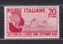 1949 Italia Italy Repubblica FIERA DEL LEVANTE BARI Serie MNH** - 1946-60: Mint/hinged