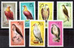 ALBANIA 1966 - FAUNA PAJAROS - YVERT 948/954** - Albanie