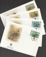 Zuid Georgië 1992, FDC Unused, WWF, Ducks, Birds - Südgeorgien