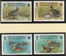 Zuid Georgië 1992, Postfris MNH, WWF, Ducks, Birds - Georgia Del Sud