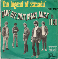 DISQUE VINYL 45 T DU GROUPE POP ROCK DAVE DEE, DOZY, BEAKY, MICK AND TICH - THE LEGEND OF XANADU - Rock