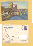 MM3767 Puglia BARI FIERA LEVANTE 25° UNIVERSITA' Commemorativa 1950 Viaggiata Illustrata - Bari