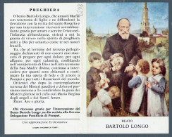 °°° Santino N. 8637 - Beato Bartolo Longo °°° - Religion & Esotérisme