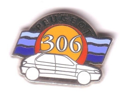 VP39 Pin's PEUGEOT 306 Sans Cartouche QUALITE ARTHUS NON SIGNE Metargent Achat Immédiat - Peugeot