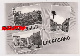 SALUTI DA LUOGOSANO - MULTIVEDUTE F/GRANDE VIAGGIATA 1963  ANIMAZIONE - Avellino