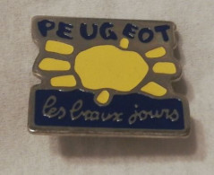 VP32 Pin's PEUGEOT BEAUX JOURS 20 MM X16MM Achat Immédiat - Peugeot