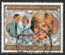 GUINE BISSAU — 1982 Lady Diana's Birthday 40P00 Used Stamp - Guinea-Bissau