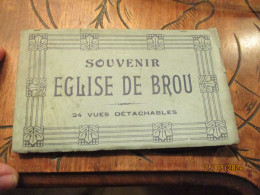 Carnet De 23 Sur 24 Cpa De L'église De Brou à Bourg En Bresse - Eglise De Brou