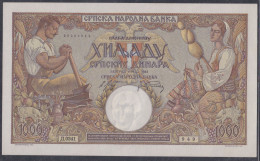 1000 Dinara 1942 Unc - Jugoslawien