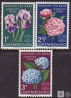 Luxemburgo 1959 Correo 564/66 ** Flores De Mondorf-les-Bains (3v) - Ungebraucht