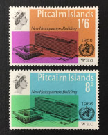 1966 Pitcairn Islands - Inauguration Of W.H.O. New Headquarters Building - Unused - Pitcairneilanden