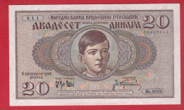 20 Dinara 1936 Unc - Joegoslavië